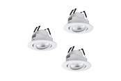 Smarta Hem - EGLO SALICETO-Z dowlights Ø88 RGB/CCT 3X490lm, white - 902286