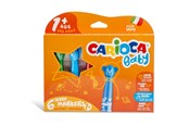Hobby Tillbehör - Carioca BABY Marker 6 pcs. 1+ - 42815