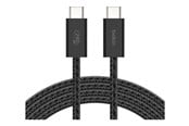 USB-kabel - Belkin BoostCharge - USB-C cable - 24 pin USB-C to 24 pin USB-C - 1.5 m - BBD009HQ05BK2PK