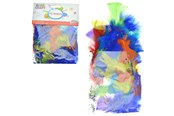 Leksaker - Creative Craft Group Feathers 60 pieces in different colors - 06509