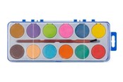 Leksaker - Creative Craft Group Paint tray with 12 colors + brush - 100020