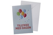 Hobby Tillbehör - SCANSEASON Card with envelope Balloons 11*17cm - 100263