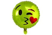 Hobby Tillbehör - SCANSEASON Foil balloon Emoji Ø45cm 1 piece. - 100312
