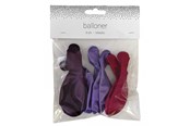 Hobby Tillbehör - SCANSEASON Balloon 8 pcs. 23 cm. Purple metallic mix - 100840