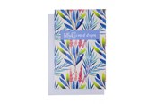 Hobby Tillbehör - SCANSEASON CARD WITH ENVELOPE 11X17CM BLUE FLOWER - 101167
