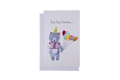 Hobby Tillbehör - SCANSEASON CARD WITH ENVELOPE 11X17CM BEAR WITH BALLOON - 101171