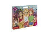 Papper, Fotopapper & Etiketter - Creative Craft Group BESTIES Coloring book 26*35.5cm. 25 sheets+sticks - 140004