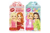 Papper, Fotopapper & Etiketter - Creative Craft Group BESTIES Sticker by Number 12 sheets + 6 sheets - 140047