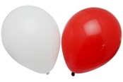 Hobby Tillbehör - SCANSEASON Balloon red and white 12 pcs. 23cm. - 253010