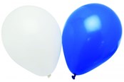 Hobby Tillbehör - SCANSEASON Balloon blue and white 12 pcs. 23cm. - 253011