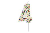 Hobby Tillbehör - SCANSEASON Light with number 4. 7.5cm high - 253174