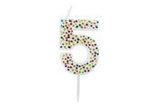 Hobby Tillbehör - SCANSEASON Light with number 5 . 7.5cm high - 253175