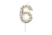 Hobby Tillbehör - SCANSEASON Light with number 6 . 7.5cm high - 253176