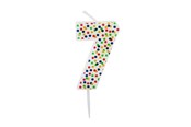 Hobby Tillbehör - SCANSEASON Light with number 7 . 7.5cm high - 253177