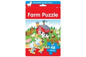 Leksaker - Alligator Puzzle game Puzzle Bag FARM - 3323