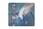 Hobby Tillbehör - SPREE Colored pencil in metal box.24 pcs. - 57214