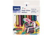 Hobby Tillbehör - SPREE Magic Markers Glitter 9+1 colors - 58028