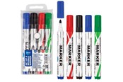 Skriv- och ritverktyg - CENTRUM Whiteboard marker medium. 4 pcs. ass. - 80832