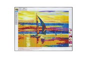 Hobby Tillbehör - CENTRUM Diamond Painting 30*40cm. SAILING BOAT - 80893