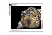 Hobby Tillbehör - CENTRUM Diamond Painting 40*50cm. LEOPARD - 80903
