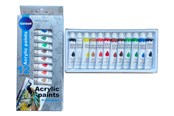 Hobby Tillbehör - CENTRUM Acrylic colors. 12 tubes of 12 ml. - 83561