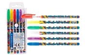 Skriv- och ritverktyg - CENTRUM Gel pens Glitter. Set of 6 pcs. - 83885