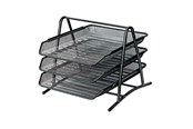 Hobby Tillbehör - SPREE Metal letter tray set 3 bk. BLACK - 84130