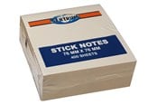 Papper, Fotopapper & Etiketter - CENTRUM StickNotes 75*75mm. 400 sheets. Pastel yellow - 88543