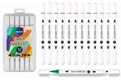 Hobby Tillbehör - CENTRUM TWIN MARKERS 12 stk. etui - 89700