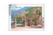 Hobby Tillbehör - CENTRUM Diamond Painting 30*40cm. Lake bank with houses - 89754