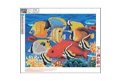 Hobby Tillbehör - CENTRUM Diamond Painting 40*50cm. FISH - 89758