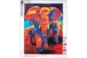 Hobby Tillbehör - CENTRUM Diamond Painting 40*50cm. ELEPHANTS - 89761