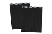 Papper, Fotopapper & Etiketter - BRIGHTOFFICE College block A6. LIN. BLACK PP 100 sheets - 97354