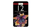 Skriv- och ritverktyg - Creative Craft Group Colored pencils 12 pcs. in metal box - AR0231/GE