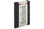 Hobby Tillbehör - Creative Craft Group Sketchbook 13*21cm. 120 pages. 130g. Black - AR0316/GE
