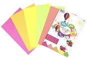 Papper, Fotopapper & Etiketter - Creative Craft Group Copy paper A4 FLOUR 75g. 40 sheets ass. - CR0009/GE