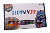 Hobby Tillbehör - Hobby Mate Stone paint 10*30ml PRIMARY colors - HOBBY1397