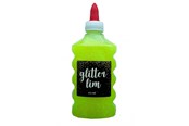 Hobby Tillbehör - Hobby Mate Glitter Glue Pastel YELLOW 177 ml - Lim07
