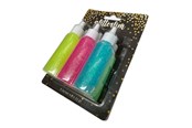Hobby Tillbehör - Hobby Mate Glitter Glue Laser 6*23g. Pastel colors. - Lim119