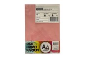 Papper, Fotopapper & Etiketter - Hobby Mate Cardboard A4 220g. 10 sheets PINK - OFF1134
