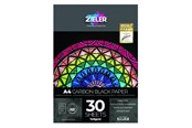 Hobby Tillbehör - Zieler Black paper pad A4 30 sheets140g - Z09299337