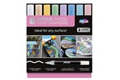 Hobby Tillbehör - Zieler 8 Acrylic Paint Markers Pastel color - Z09299561