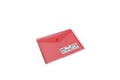 Fickor, Omslag & Register - SPREE Envelope C5 plastic.12 pcs. clear. RED - 76175