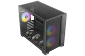 Chassi - Antec FLUX M - Chassi - Minitower - Svart - 0-761345-10253-7