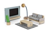 Dockor & Tillbehör - Small Foot Doll House Living Room Furniture - 12633