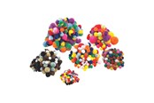 Konst- och hantverksmaterial - Colorations - Colored Pompoms 700pcs. - CHPOMPAC