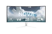 Skärm - 34" Arozzi Nova 34″ Curved computer monitor - AZ-NO-34T2K165-WT