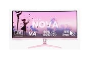 Skärm - 34" Arozzi Nova 34″ Curved computer monitor - AZ-NO-34T2K165-PNK