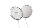 Mobile - Adapters & Chargers - CRONG MagSpot Wireless Charger – Aluminum MagSafe 15W Inductive Charger (Silver White) - CRG-MS15W-SLV