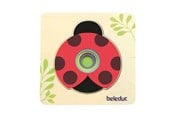 Pusselspel - Beleduc - Wooden Layered Puzzle Ladybug Trä - 10140
